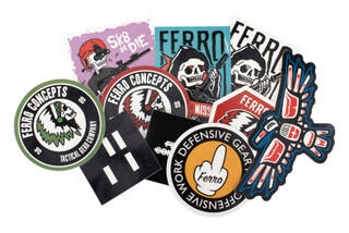 Ferro Concepts Sticker Pack - 8 Stickers features a multitude of different designs